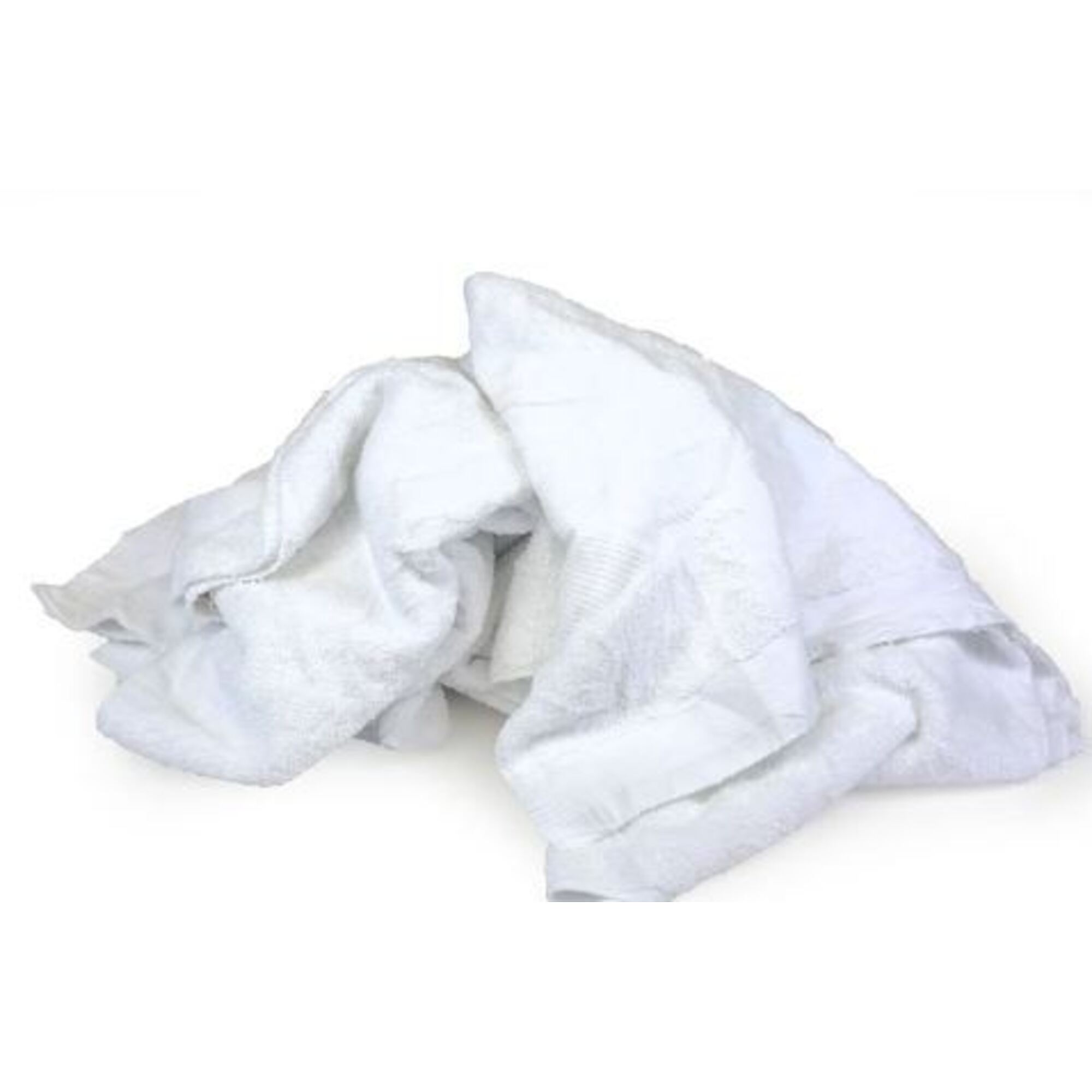 Carolina Textiles, NEW WHITE TERRY TOWEL, 15X27 10LB Rags, Included (qty.) 20 Material Cotton, Length 15 in, Model# N821CF-10